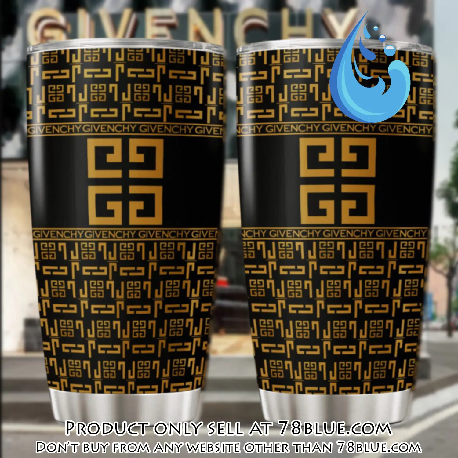 Givenchy stainless steel tumbler 20oz30oz 78b1139942